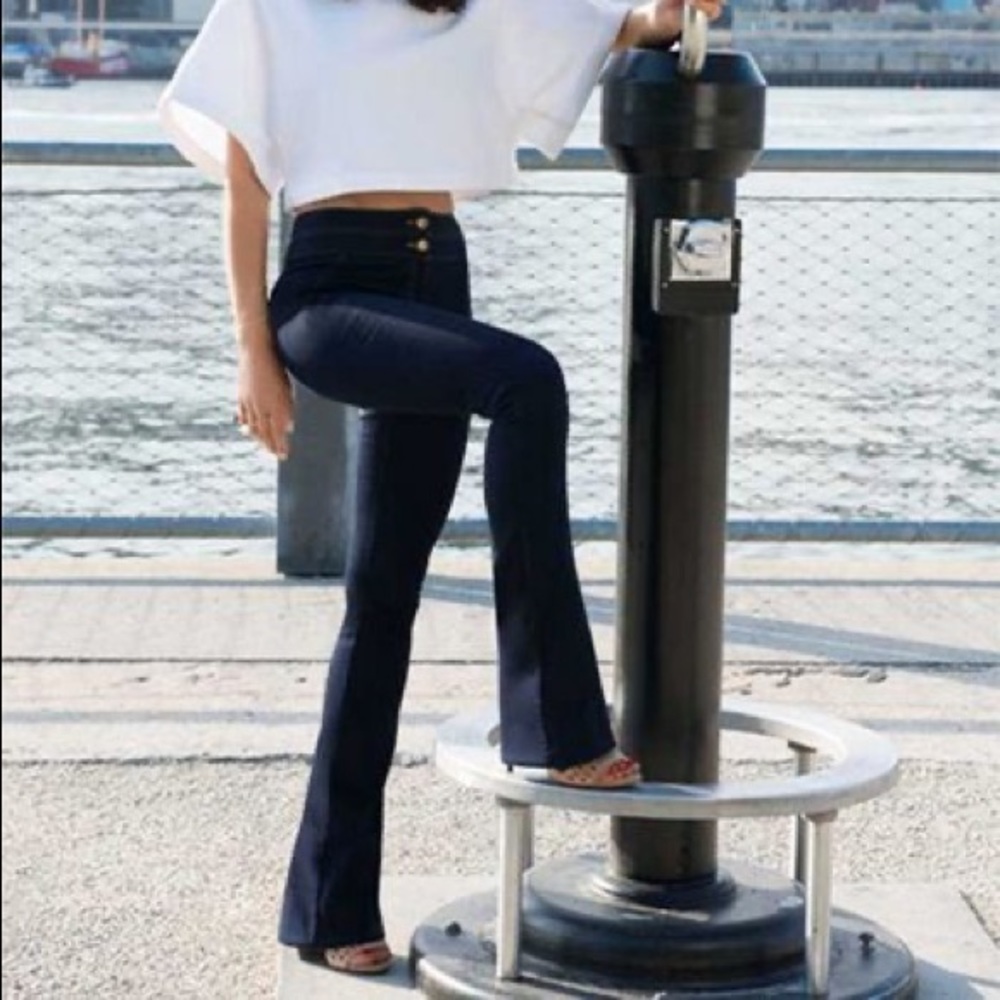 Veronica beard high rise flare jeans (sold out online)